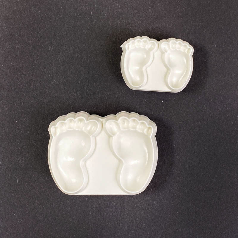 Fondant Ausstecher 'Baby-Füße' 2er Set