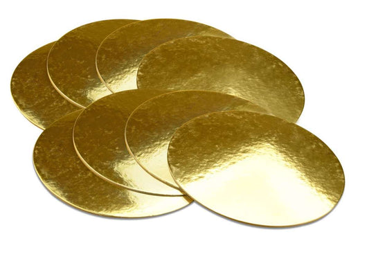 Cake-Masters Golden Plate 20cm gold glänzend 8Stück