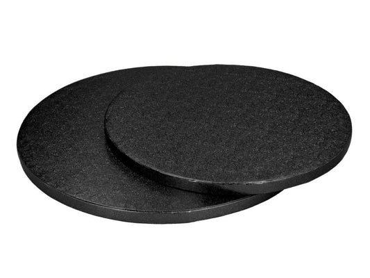 Cakeboard rund 25cm schwarz