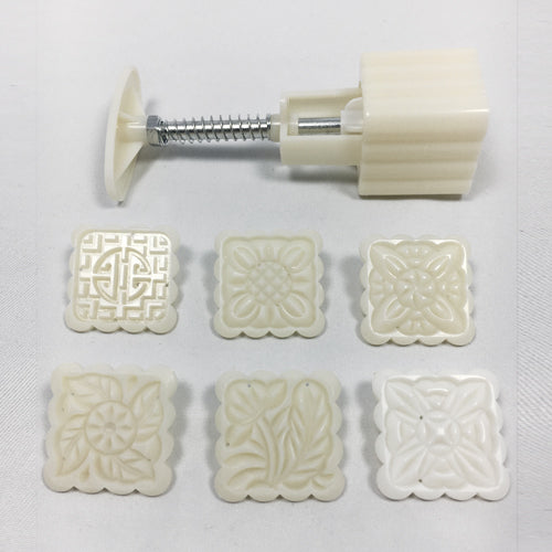 Mooncake 6 Muster Quadratische oder Makrout-Kolbenform
